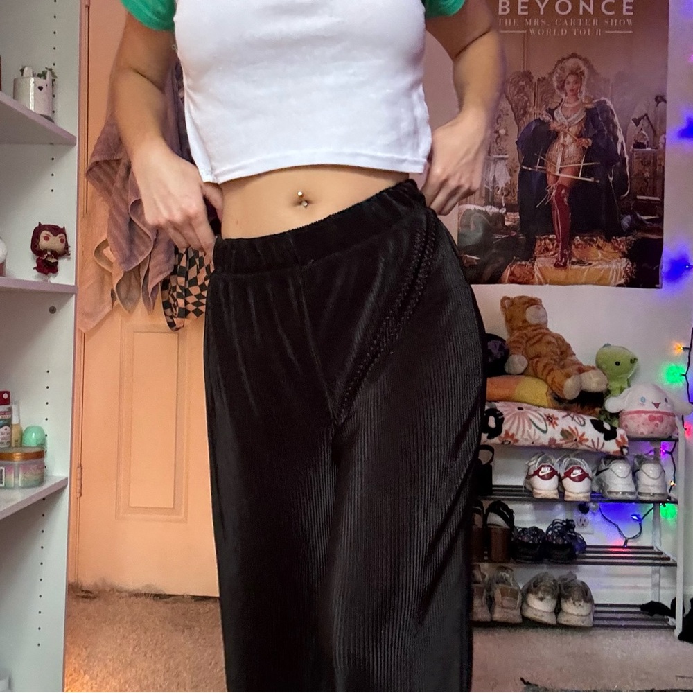 Dressy Flowy Black Pants